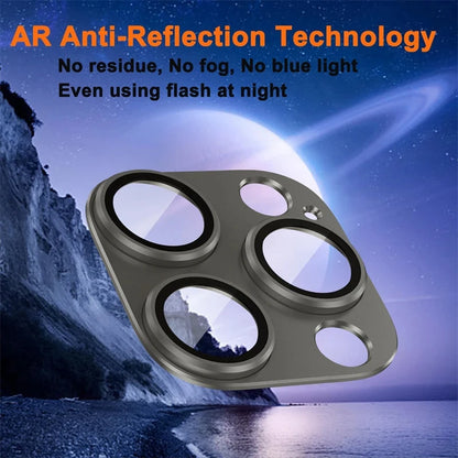 Metal Camera Lens Glass Protector For iPhone 11 12 13 14 15 Pro Max Mini 14Plus 15Plus Ultra High Definition Glass Back Lens