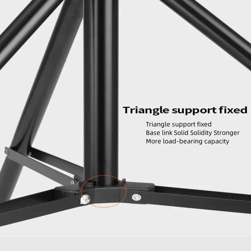 RP01-C Heavy Duty Metal Alloy Light Stand 160cm Tripod for Photo Studio Softbox Video Flash Reflector Lighting Background Stand