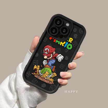 Super M-Mario Bros Game Phone Case For Realme C20 C21Y C30 C31 C33 C35 C53 C55 12 11 8 8I 7I 5 GT 3 NARZO 50 5G Case Funda Shell