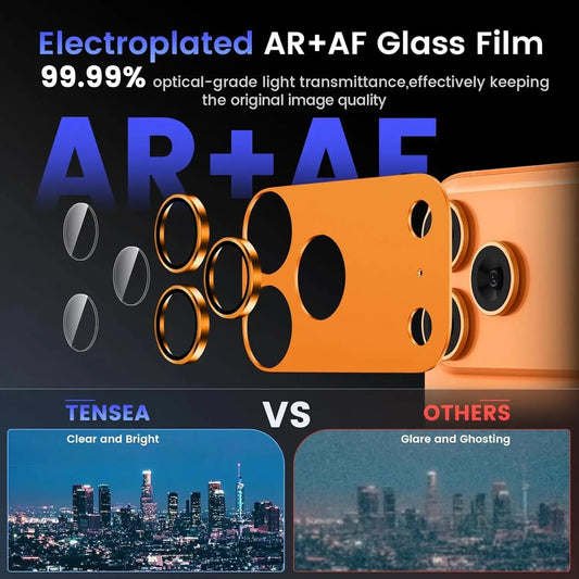 All-in-One Metal Lens Protector for Apple iPhone 17 Pro Max, Full-Coverage Camera Guard Film for iPhone 17 Pro Rear Cameras