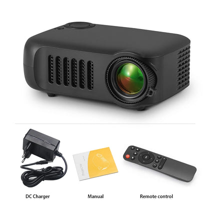 AUN A2000 Portable Projector LED Home Theater Projector Mini Cinema Smart TV Beamer Support 1080P Full HD Movie Play
