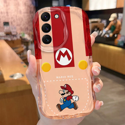Super M-Marios Bros Case for Samsung Galaxy A53 A50 A50S A36 A35 A34 A32 A30 A26 A25 A24 A20 A16 A15 A06 A05S A05 M55 5G Cover