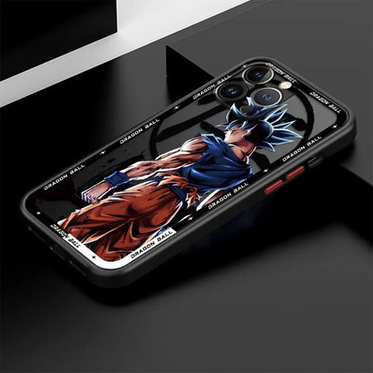 Soft Edge Case for iPhone 13 Mini 11 11 Plus 16 12 15 Pro MAX 14 XS 8 7 SE XR 16 Plus 12Pro 14Pro Hot Blooded Anime Goku