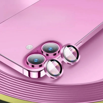 Aluminum Metal Ring Camera Protector For IPhone 16 Plus Rear Lens Tempered Glass Cover For IPhone 16+ 16Plus Lens Protective Cap