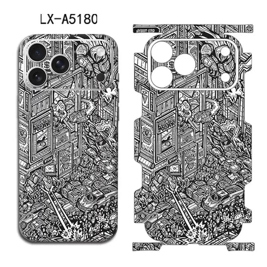 For Apple iPhone 17 pro 17 pro max 17 Air Full Cover Decal Wrap Skin Colorful Rear Protective Sticker Film