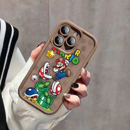Super M-Mario Bros Game Phone Case For Realme C20 C21Y C30 C31 C33 C35 C53 C55 12 11 8 8I 7I 5 GT 3 NARZO 50 5G Case Funda Shell