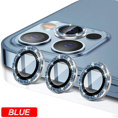 Camera Lens Protector For iPhone 16 Pro Max 16Plus 16Pro 14 15 Pro Max Diamond Metal Protective Glass For iPhone 14 15 Plus Lens
