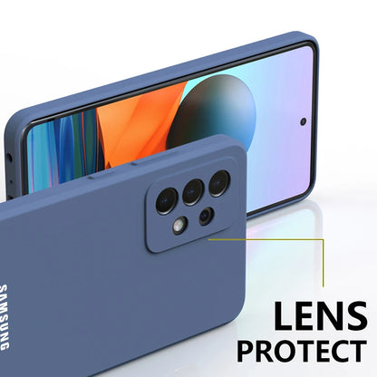 S-Super M-Marios B-Bros Cute Liquid Left Rope For Samsung A53 A52 A55 A32 A51 A71 A21S A13 A73 A55 A72 A23 A35 A05 5G Cover