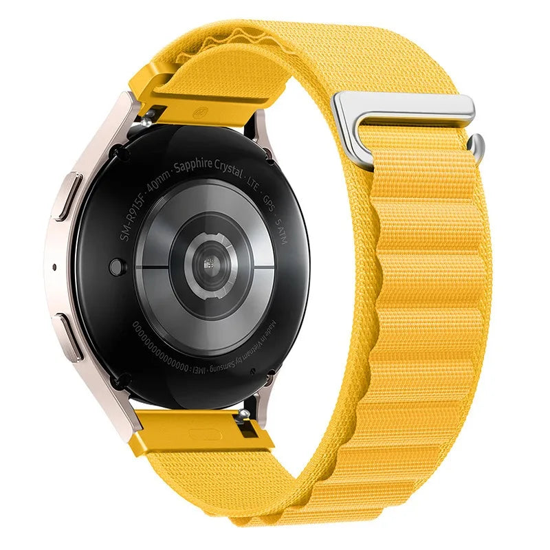 22mm 20mm Alpine Loop Band for Samsung Galaxy Watch 7/6/5/4/3 Nylon Strap for Huawei Watch 5/GT6/GT5/GT4 3 Pro/Amazfit GTR 4/GTS