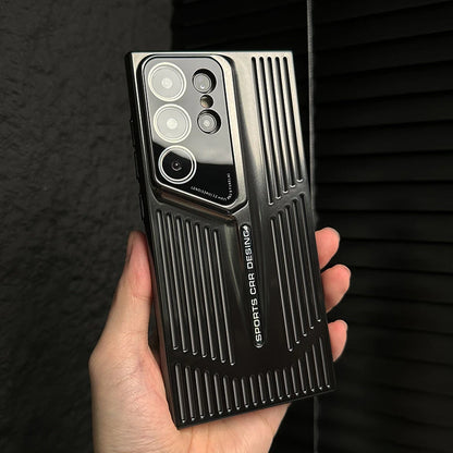 Luxury Heat Dissipation Case For Samsung Galaxy S25 S24 Ultra S23 Plus S22 Breathable Cooling Titanium Shockproof Bumper Cover