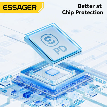 Essager USB C Cable For IPhone 14 13 12 11 pro Max 8 Plus 20W Fast Charging Cable Type C To Lighting Date Wire For iPad Macbook
