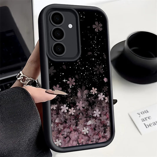 Sakura Case For Samsung Galaxy S24 S23 Ultra S22 S21 S20 FE S25 Edge A14 A15 A56 A34 A35 A52 A53 A54 A55 5G Shockproof Cover