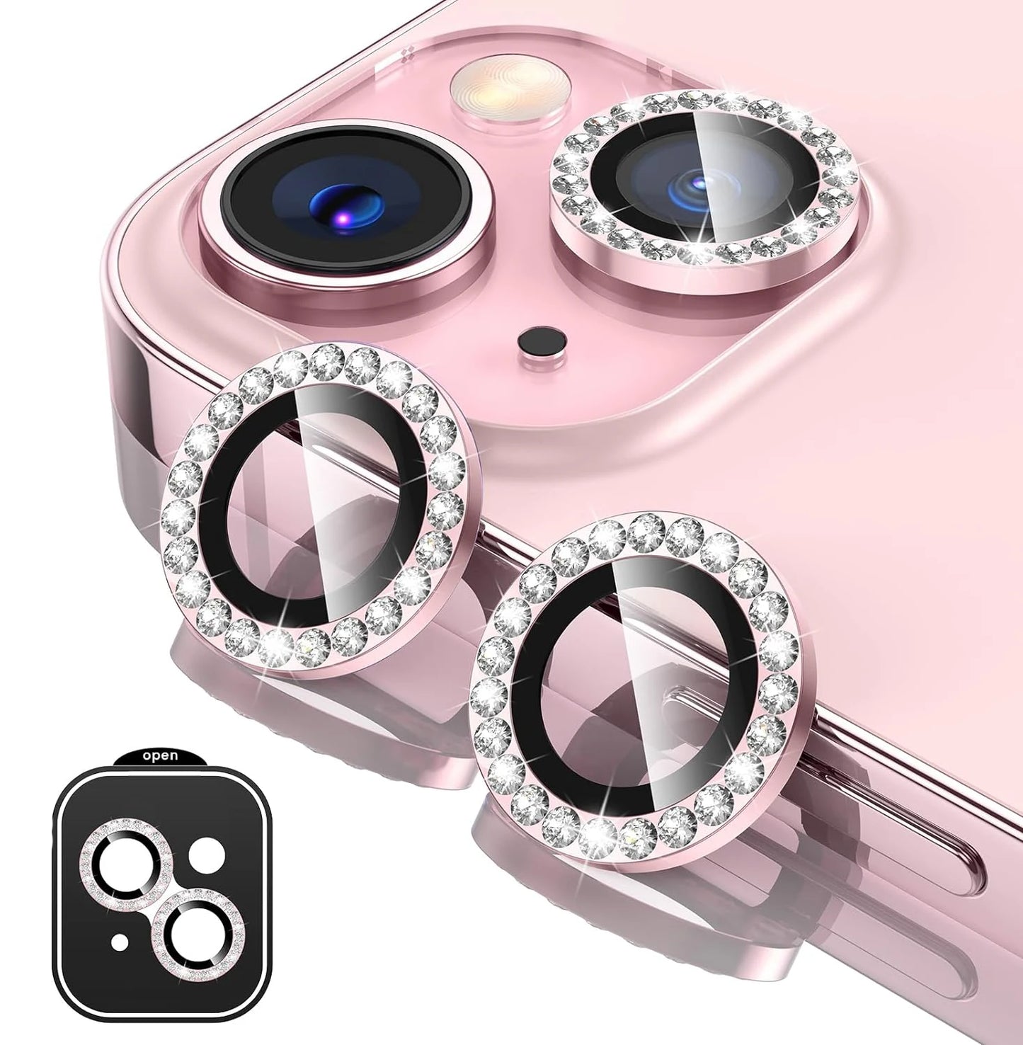 Camera Lens Protector Cover For iPhone 15 Pro Max 14 Plus 13 Mini 15Pro 14Pro 13Pro 15Plus 14Plus 13mini Protection Accessories