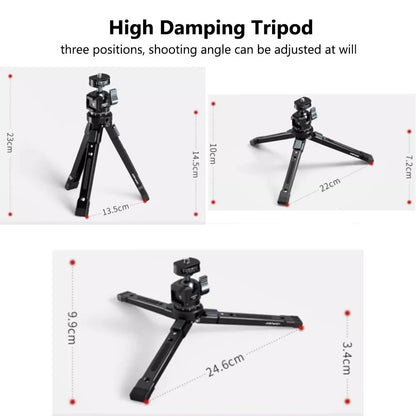 LEAPLIGHT Selfie Stick Tripod w 360 Ball Head Cold Shoe Tabletop Tripod for iPhone 16 15 14 Samsung Phone DSLR Camera Magic Arm
