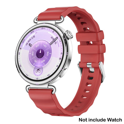 18mm Silicone Band for Huawei Watch GT6 41mm Sport Strap Metal Buckle Correa for Huawei Band GT6 Smartwatch Replacement Bracelet