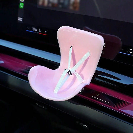 1PC Car Safety Chair Doll Toy Accessories Car Air Conditioner Air Outlet Aromatherapy Clip Car Safety Seat Ornament Chair