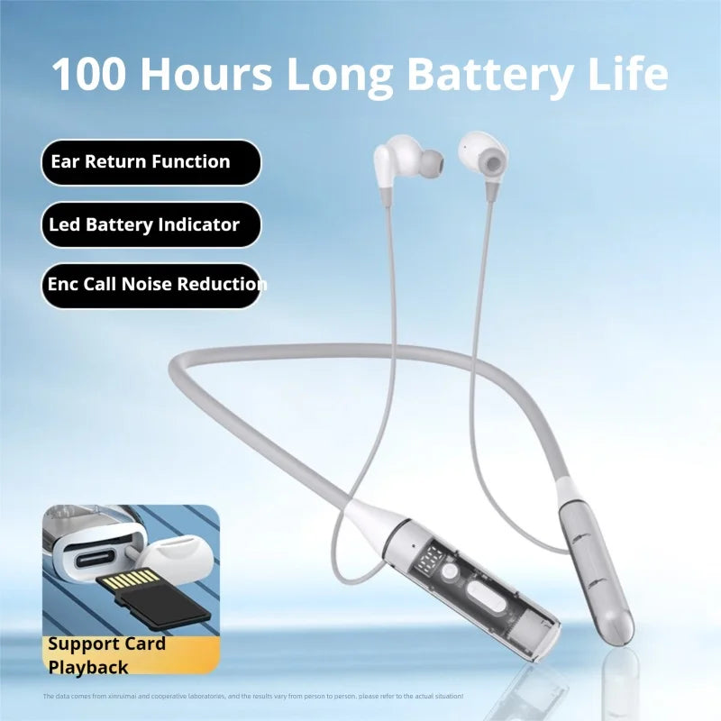 EARDECO 800mAh Sport Wireless Headphones Bass 6.0 Bluetooth Headphone HIFI Sound Headphone monitoring Neckband Earphones Stereo
