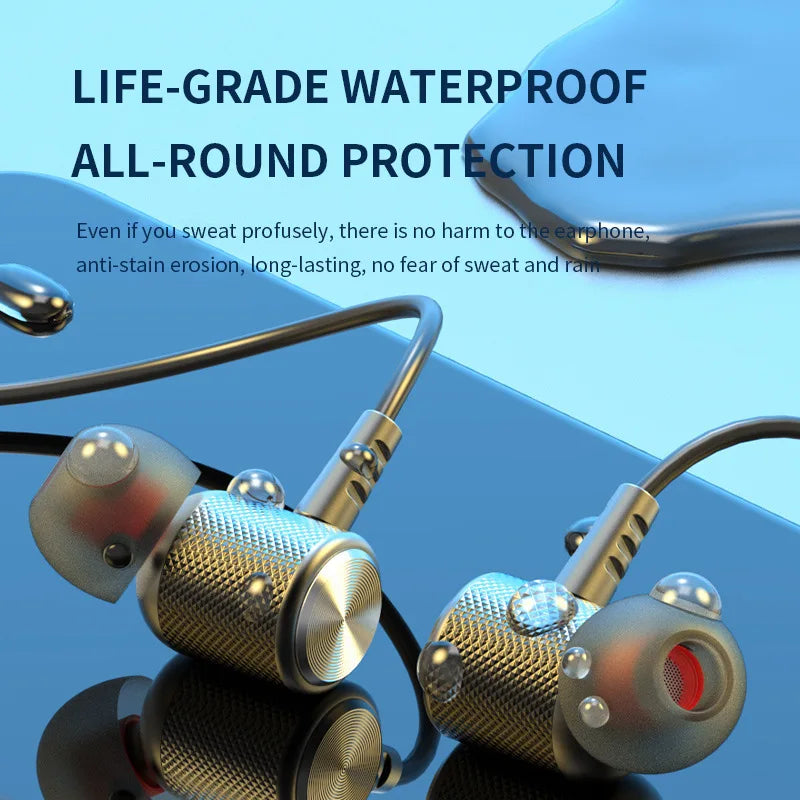 Wireless Bluetooth 5.0 Headphone Neckband Magnetic Earphones Sport Running Earbuds Waterproof Headset With Mic For iPhone Xiaomi