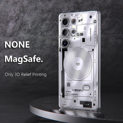 Soft with Magsafe Case For Samsung Galaxy S25 Ultra Plus S25Ultra S24FE S24 Ultra S23 S22 S21 S10 S9 S8 FE Note 10 20 Full Cover