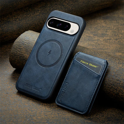 EUCAGR 2 In 1 Magnetic PU Leather Phone Case for Google Pixel 10A 9 9Pro XL 8A 8Pro 8 7 7A 7Pro Wallet Cover Cards Holder Cover