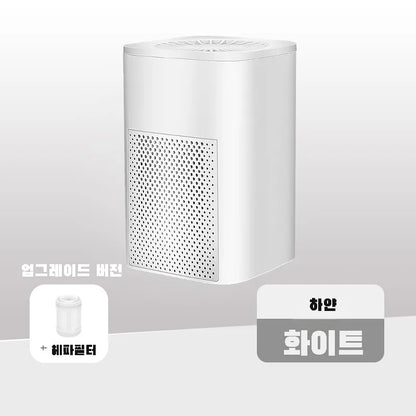 Air Purifier Smoke Odor Negative Ion Generator Household HEPA Air Purifier Efficient Purifying Air Formaldehyde for Car and Room
