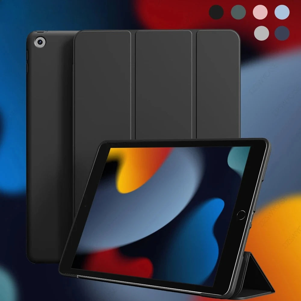 Case For iPad 7/8/9th 10.2 5/6th 9.7,10th 10.9 A16 11, Air 10.9 11 M2 M3,  mini 5 6 7, Pro 11 M4, Silicone Protective Cover