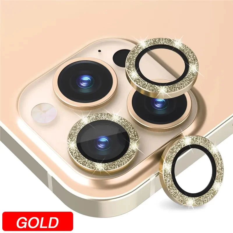 Camera Lens Protector For iPhone 16 Pro Max 16Plus 16Pro 14 15 Pro Max Diamond Metal Protective Glass For iPhone 14 15 Plus Lens