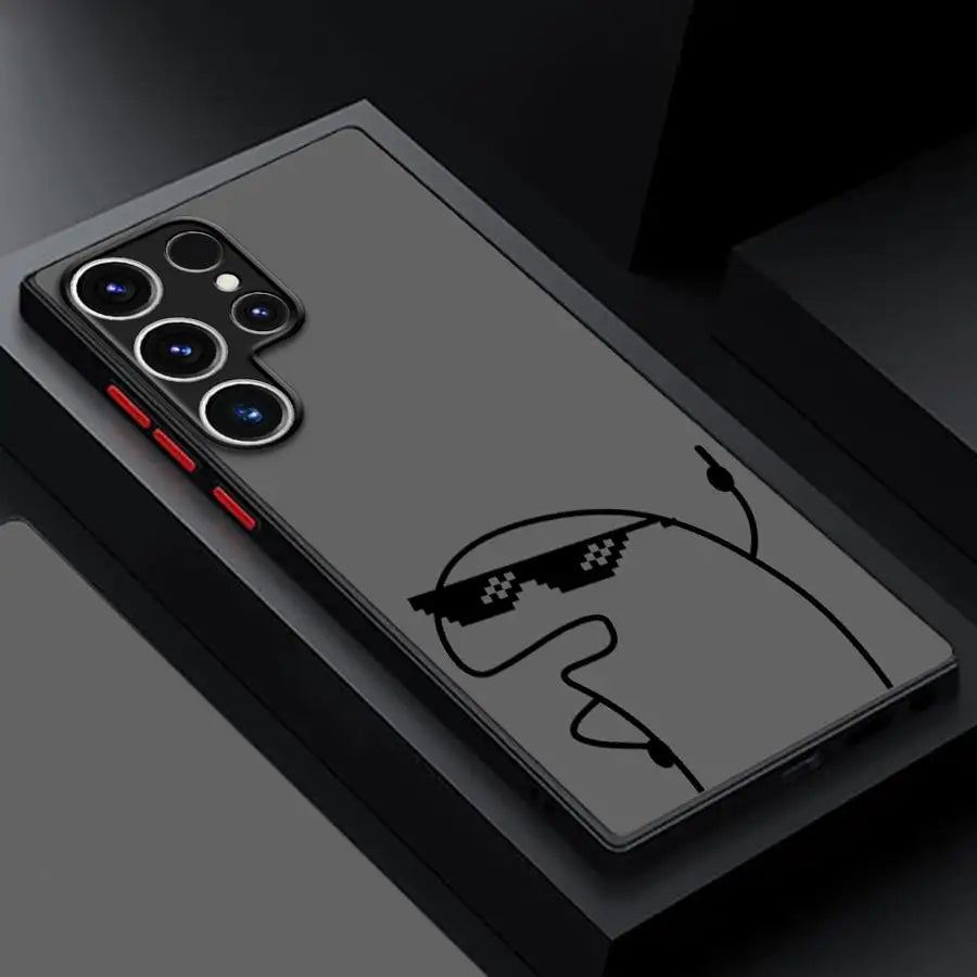 Cartoon Matchman Case for Samsung Galaxy S24 Ultra S23 Plus S25 S22 S21 FE S20 Note 20 S9 S10 Fashion Funda Silicone Phone Cover