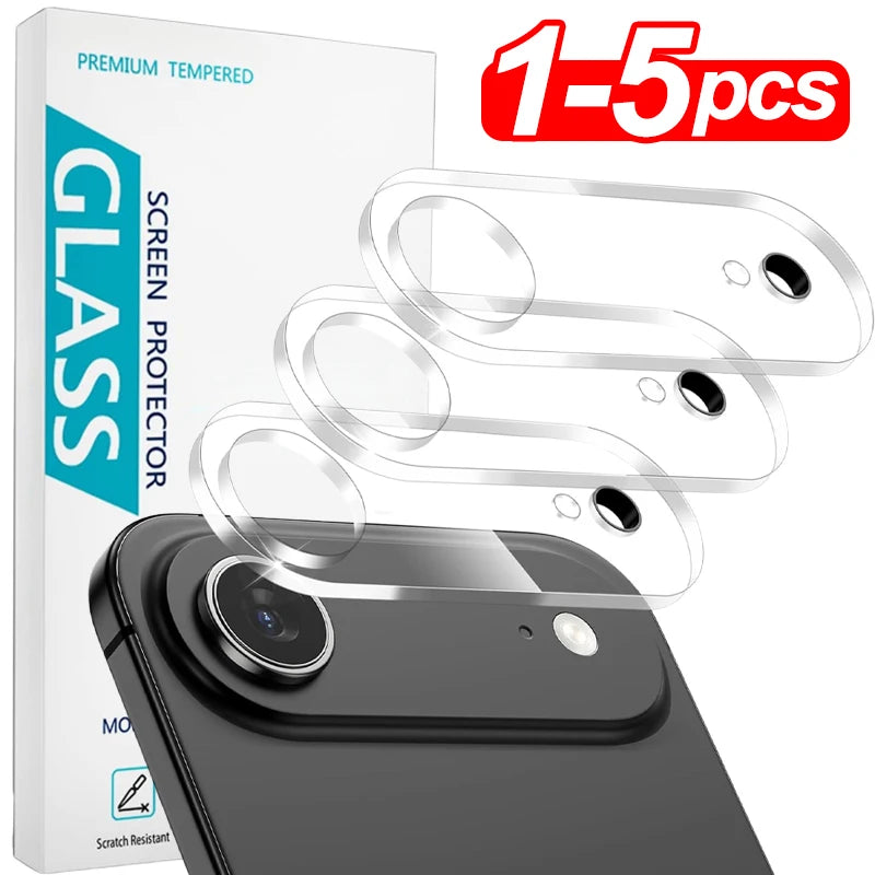 1-5Pcs Ultra Clear Tempered Glass For iPhone 17 17Air 17ProMax 17Pro Rear Lens Film HD Camera Protective Tempered Glass Cover