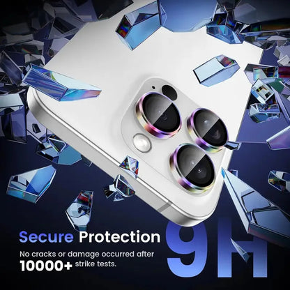 3Pcs Metal Lens Protector Glass For iPhone 16 13 12 11 14 15 Pro Max Mini Camera Lens Protection Film For iPhone 16 14 15 Plus