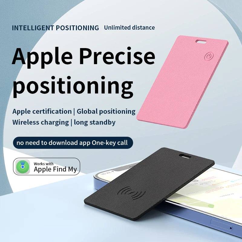 Wallet Tracking Card Ultra-thin GPS Location Smart Anti-loss Tag for Iphone Find My Bluetooth Device Wireless Charging Ipx6