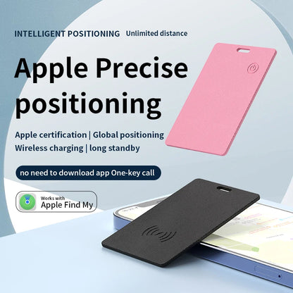 Wallet Tracking Card Ultra-thin GPS Location Smart Anti-loss Tag for Iphone Find My Bluetooth Device Wireless Charging Ipx6