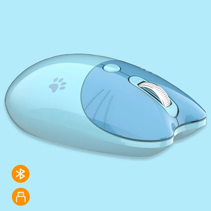 Pink Wireless Cute Meow Mouse Cartoon Silent Optical Ergonomic 1600DPI Mause Computer USB Gamer Mice For Laptop PC Gifts