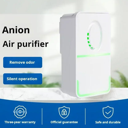 Home Use Negative Ion Air Purifier New Model Bathroom Odor Pet Deodorizer Methanol Removal Air Cleaner for Smells