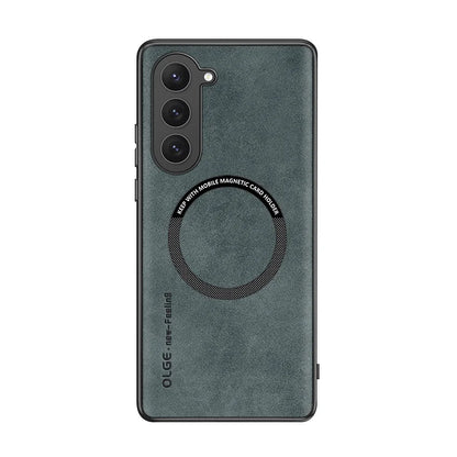 Magnetic For Magsafe Leather Case For Samsung Galaxy S23 S22 Ultra S21 FE S25 S24 Ultra Luxury Wireless Charge Shockproof Cover