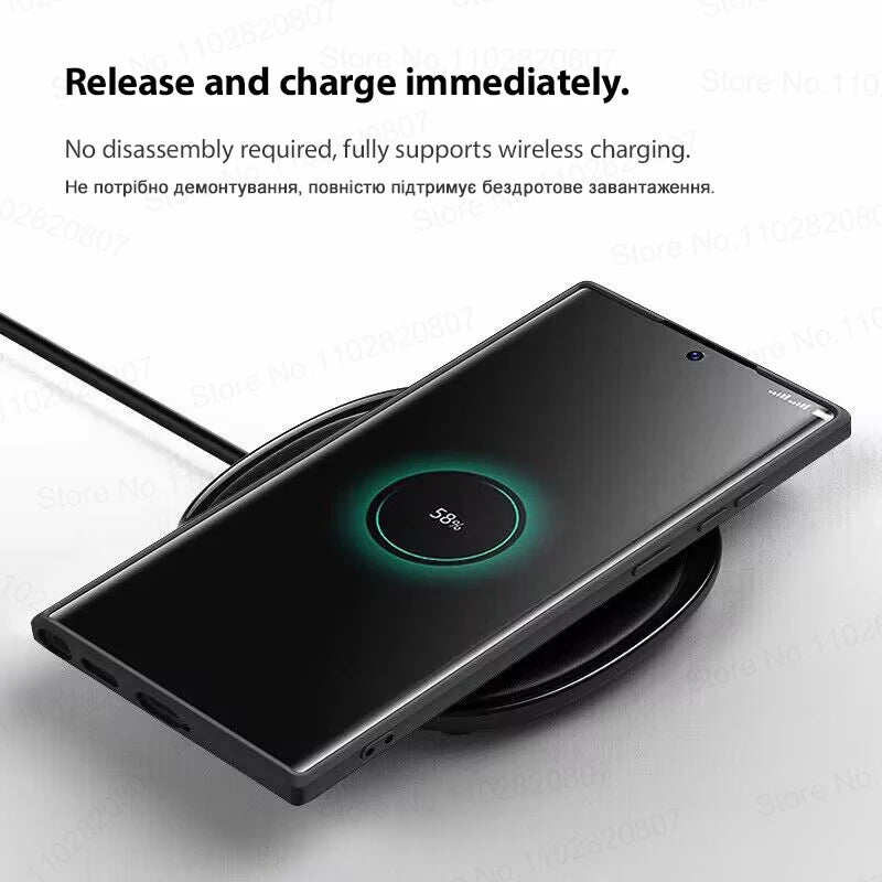 Original For Magsafe Silicone Case For Samsung Galaxy S22 S23 S24 S25 Ultra S21 FE Wireless Charging Magnetic Cover Accessories