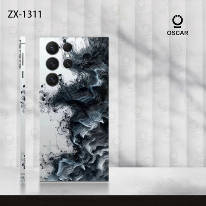 Colorful Decal Skin for Samsung Galaxy S24 S23 S22 Ultra Plus S25 Note20 Back Screen Protector Cover Wrap Stones Sticker