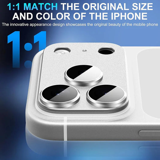 Aluminium Alloy Tempered Glass For Apple iPhone 17 Pro Max Lens Film Cover Protection Camera Lens Protector for iPhone 17 Pro