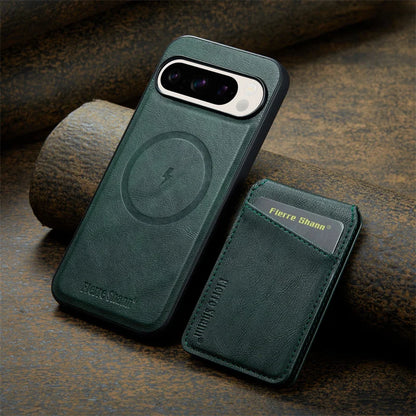 EUCAGR 2 In 1 Magnetic PU Leather Phone Case for Google Pixel 10A 9 9Pro XL 8A 8Pro 8 7 7A 7Pro Wallet Cover Cards Holder Cover
