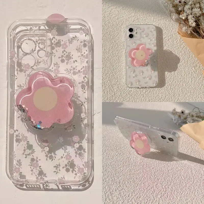 Smile Phone Case For Samsung Galalxy S25 S23 S24 S20 S21 S22 S10 Plus Ultra S21 S24 FE S24+ cover Casing With Bracket Holder
