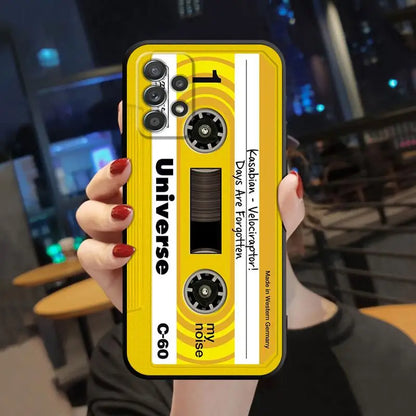 Case For Samsung Galaxy A52 A53 A12 A13 A54 A32 A51 A71 A23 A33 A21s 5G A22 A50 Soft Phone Retro Camera Games