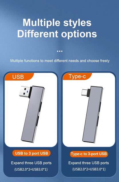 USB  HUB 3.0 3 Port Multi USB Splitter OTG Adapter For Xiaomi Lenovo Macbook Pro 13 15 Air Pro Computer Accessories