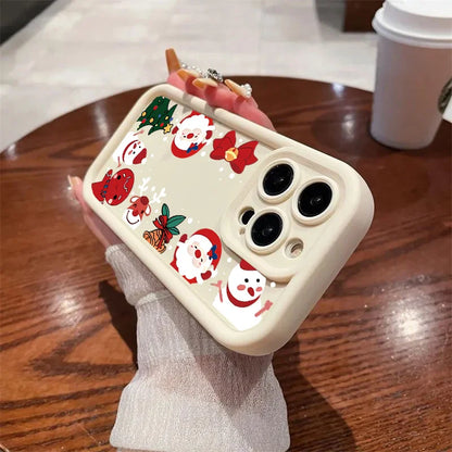 Christmas Tree New Year Case For IPhone 17 14 15 16 Pro Max Plus 16E 12 13 Mini 17 Air Silicone Full Protection Shockproof Shell