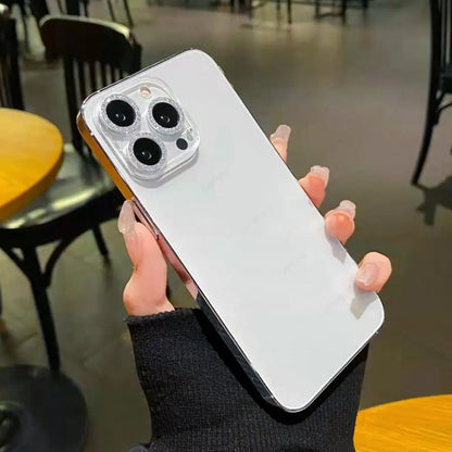 2PCS Bling Glitter Diamond Camera Lens Protector For Apple Iphone 16 15 13 12 Pro Max Sreen Protectors Film For iPhone 16 14plus