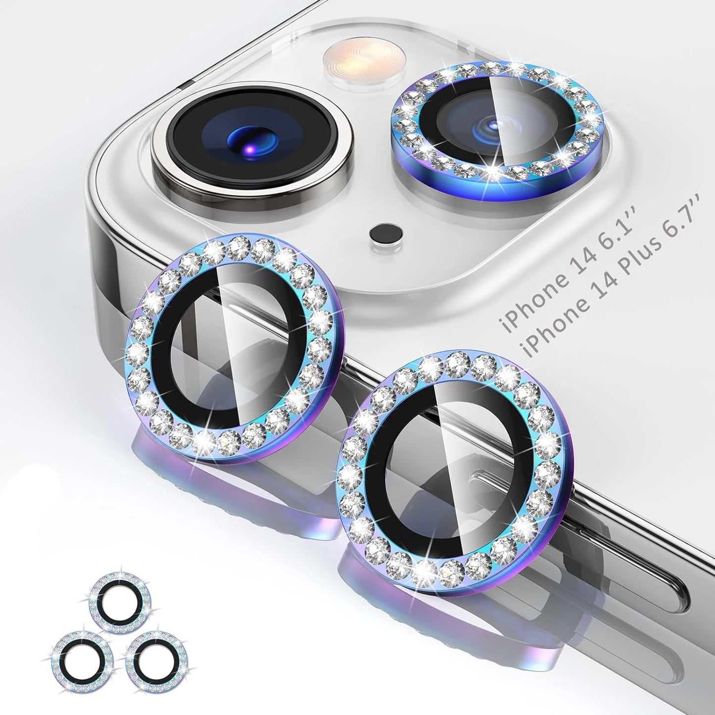 Camera Lens Protector Cover For iPhone 15 Pro Max 14 Plus 13 Mini 15Pro 14Pro 13Pro 15Plus 14Plus 13mini Protection Accessories