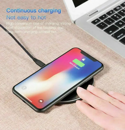 Wireless Charger For iPhone 17-11 Pro XS Max Mini X XR Induction Fast Wireless Charging Pad For Samsung Xiaomi Huawei