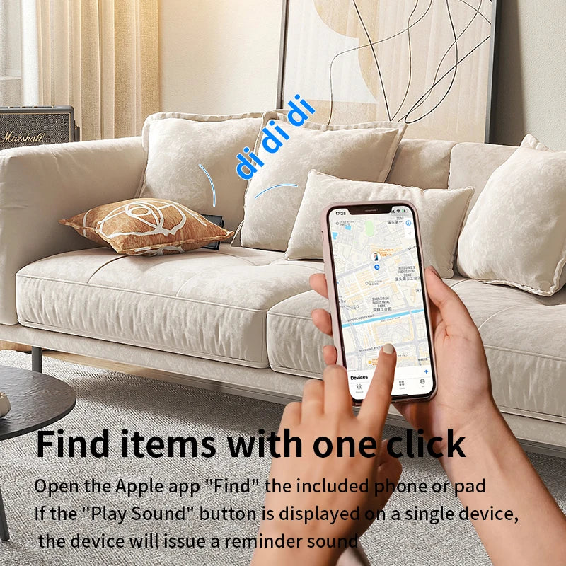 Wallet Tracking Card Ultra-thin GPS Location Smart Anti-loss Tag for Iphone Find My Bluetooth Device Wireless Charging Ipx6