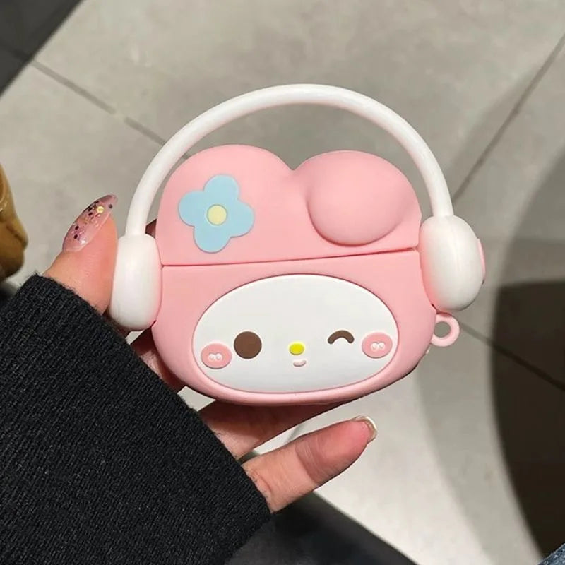 3D Cartoon Case for AirPods 4 2024 New Silicone Earphone Charging Case for AirPods Pro 2 Cover for AirPods 3 With Hook