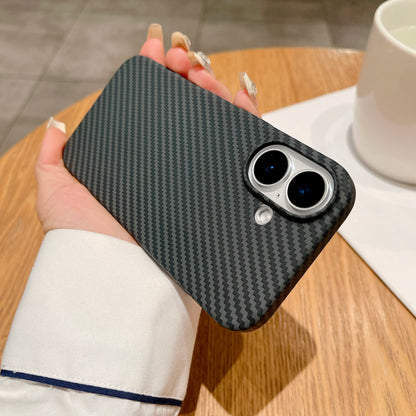 Luxury Carbon Fiber Kevlar Pattern For Magsafe Magnetic Case For iPhone 17 Air 16 15 14 Plus 13 12 11 Pro Max Shockproof Cover
