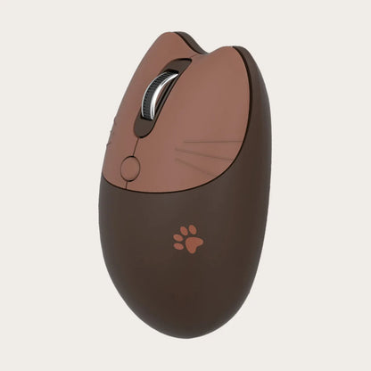Pink Wireless Cute Meow Mouse Cartoon Silent Optical Ergonomic 1600DPI Mause Computer USB Gamer Mice For Laptop PC Gifts
